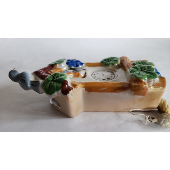 Porcelain Cuckoo Clock Wall Pocket - Picture 5 of 10